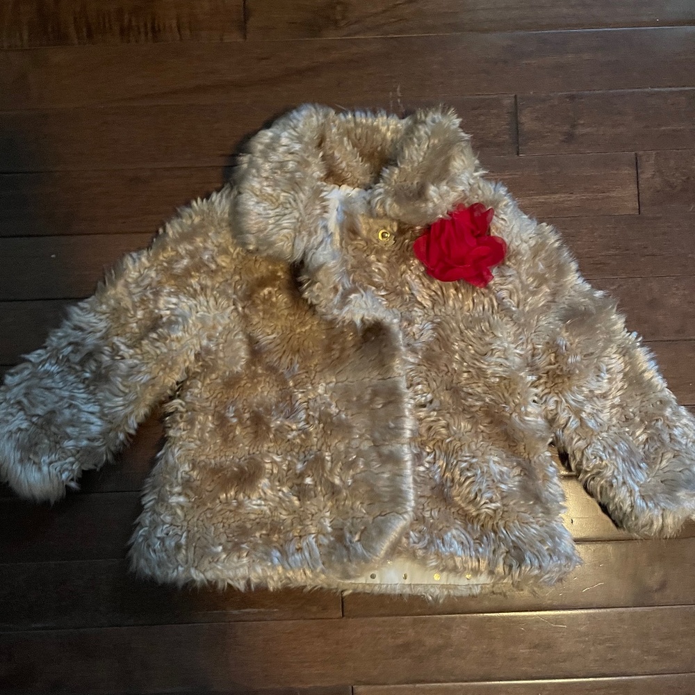 Kate spade faux fur coat